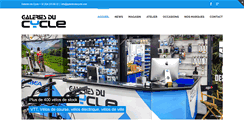 Desktop Screenshot of galeriesducycle.com